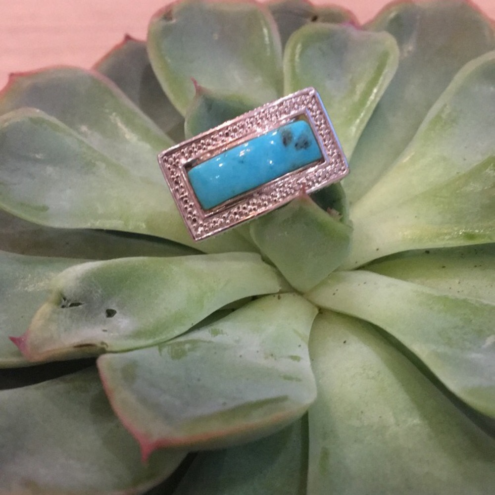 Trending Turquoise Boho Statement Ring - image 1